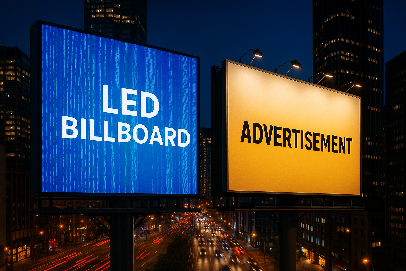 Outdoor de LED vs outdoor tradicional - qual traz mais retorno em publicidade